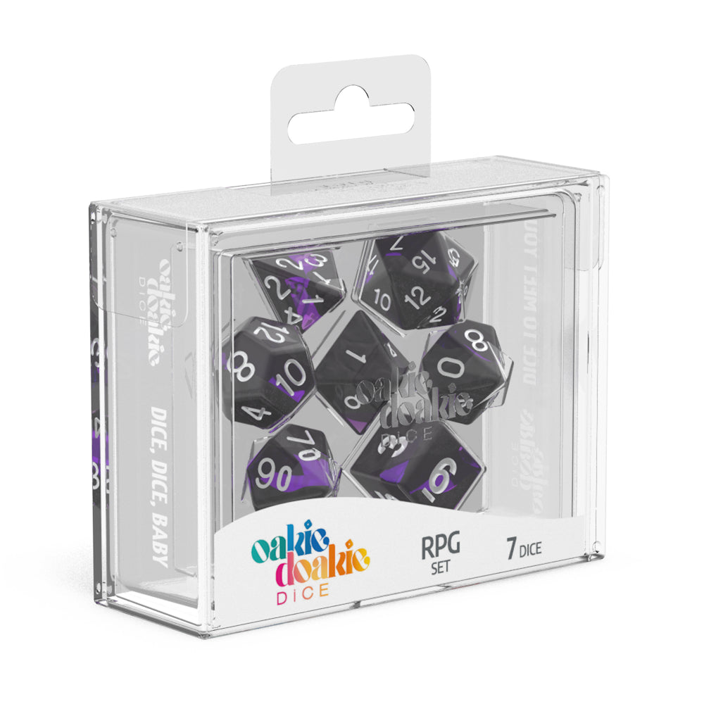 oakie doakie DICE RPG Set Enclave: Amethyst (7)