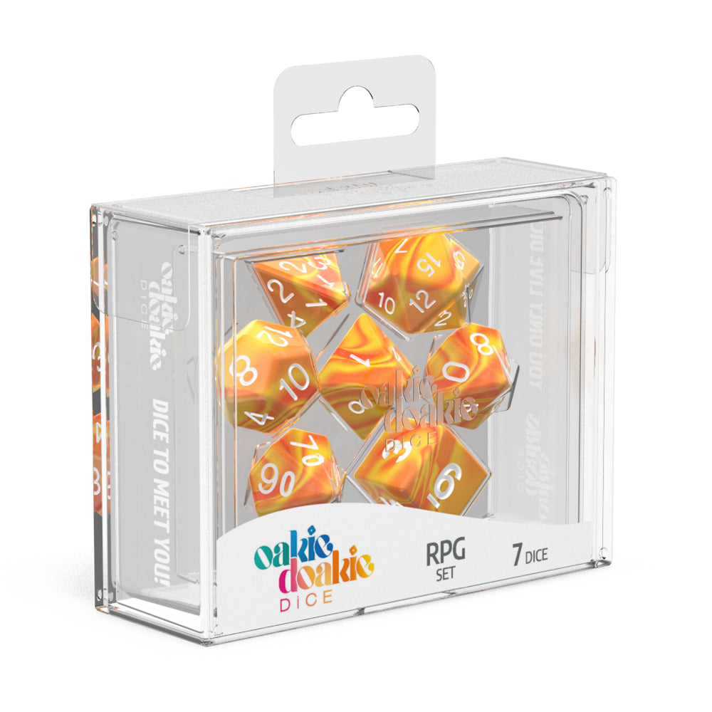 oakie doakie Dice RPG Set Gemidice Sunstone  (7)