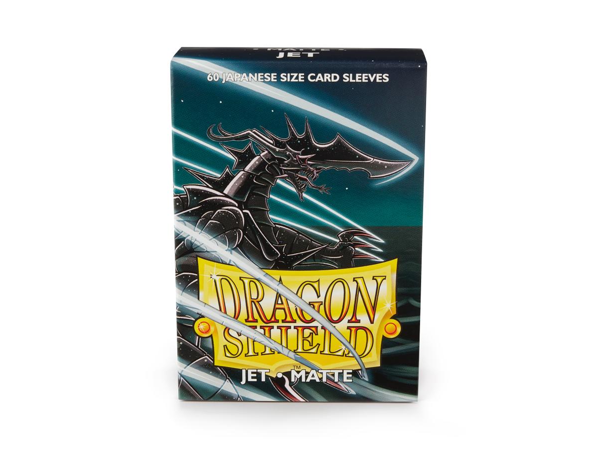 Dragon Shield Jet Matte Sleeves Japanese Size