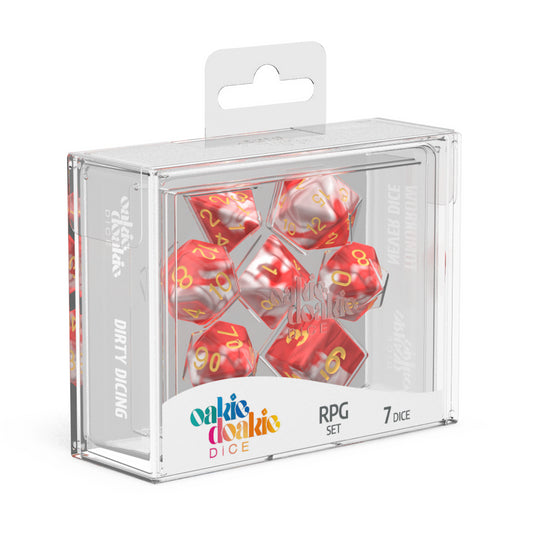 oakie doakie Dice RPG Set Gemidice Red Sky  (7)